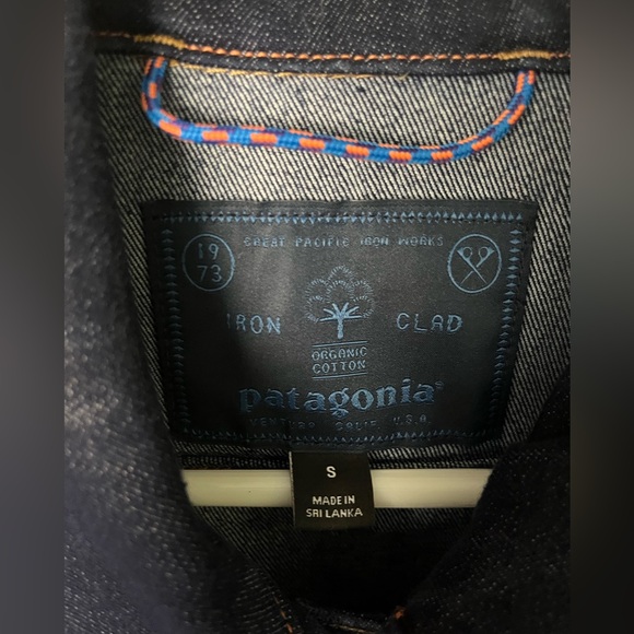 Patagonia Dark Blue Jean Jacket - Picture 3 of 3